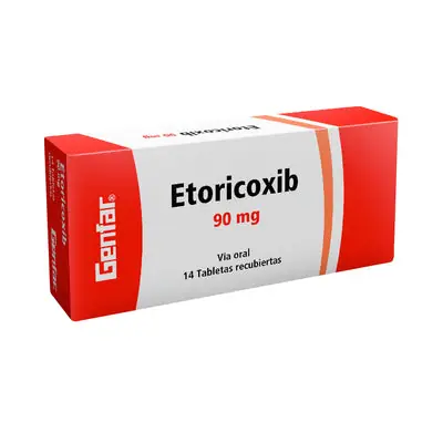 Etoricoxib Genfar tabletas 90 mg, caja x 14 unidades