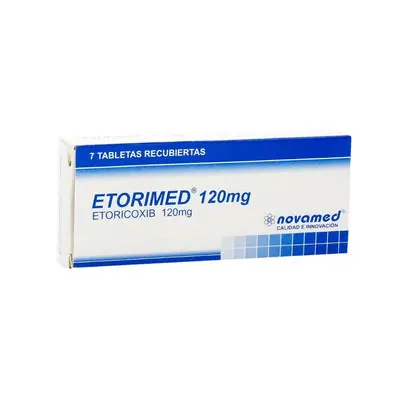 Etorimed tabletas recubiertas 120 mg, caja x 7 unidades