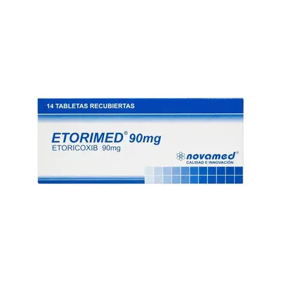 Etorimed tabletas recubiertas 90 mg, caja x 14 unidades