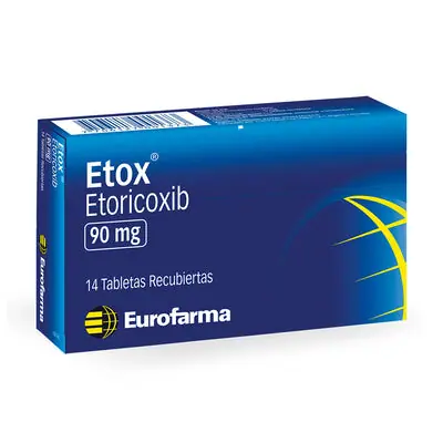 Etox tabletas 90 mg caja x 14 unidades