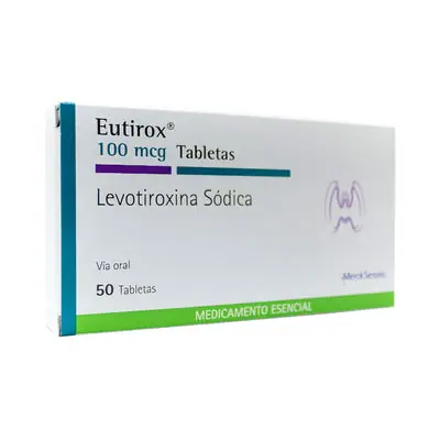 Eutirox tabletas 100 mcg Merck caja x 50 unidades
