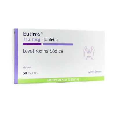 Eutirox tabletas 112 mcg Merck caja x 50 unidades