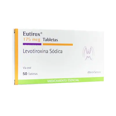 Eutirox tabletas 175 mcg Merck caja x 50 unidades