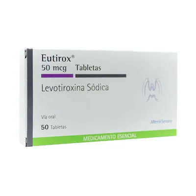 Eutirox tabletas 50 mcg Merck caja x 50 unidades