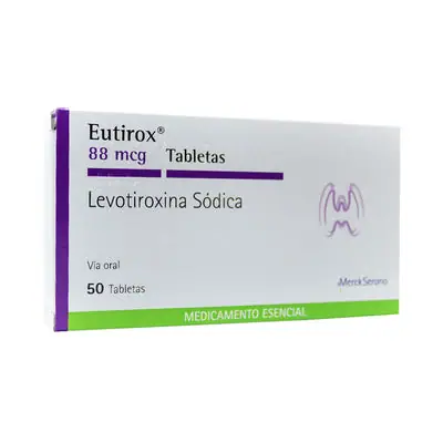 Eutirox tabletas 88 mcg Merck caja x 50 unidades