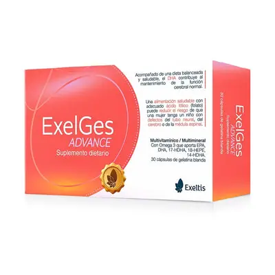 Exelges Advance cápsulas blandas, caja x 30 unidades