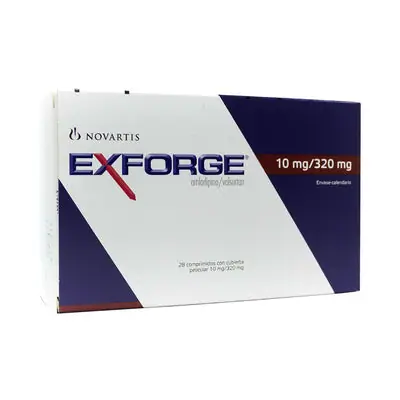 Exforge Comprimidos 10/320 mg caja x 28 unidades