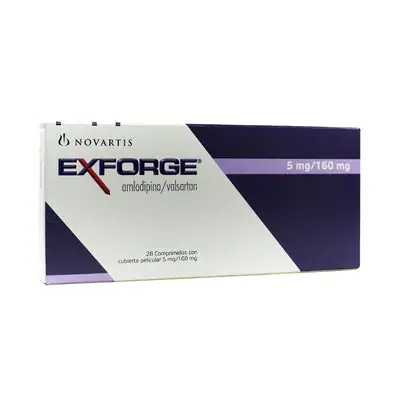 Exforge Comprimidos 5/160 mg caja x 28 unidades