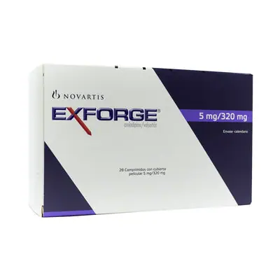 Exforge Comprimidos 5/320 mg caja x 28 unidades
