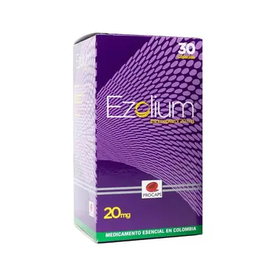 Ezolium cápsulas 20 mg, caja x 30 unidades