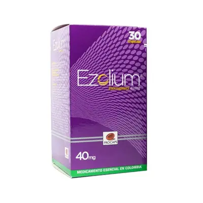 Ezolium cápsulas 40 mg, caja x 30 unidades