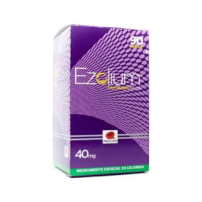Ezolium cápsulas 40 mg, caja x 90 unidades
