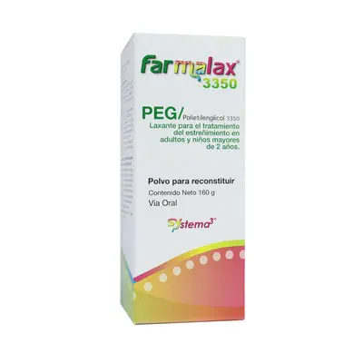 Farmalax 3350 PEG Polvo para Solución Oral frasco x 160 g