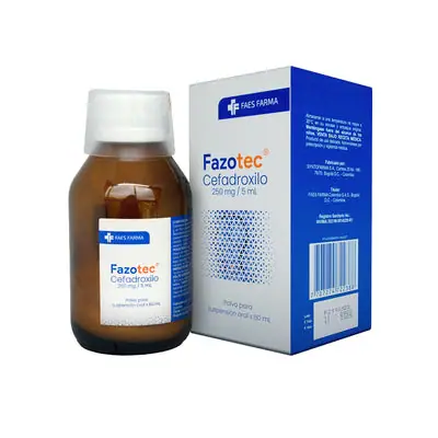 Fazotec 250 mg/5 ml polvo para suspensión frasco 80 ml