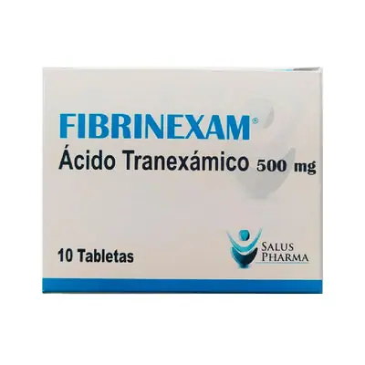 Fibrinexam tabletas 500 mg caja x 10 unidades