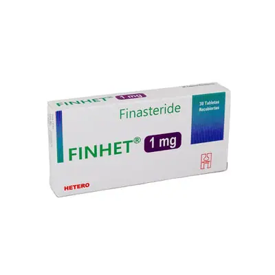 Finhet (finasteride) tabletas 1 mg caja x 30 unidades