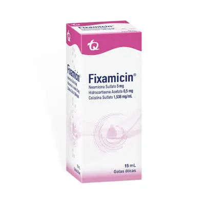 Fixamicin gotas caja 15 ml