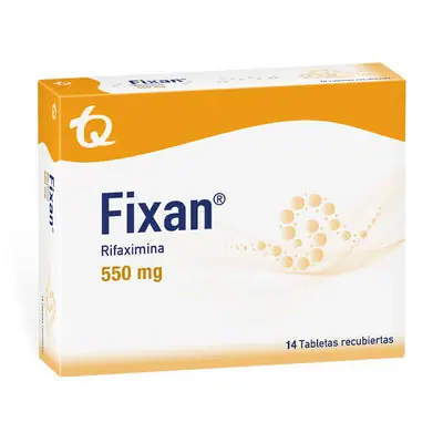 Fixan tabletas recubiertas 550 mg caja x 14 unidades