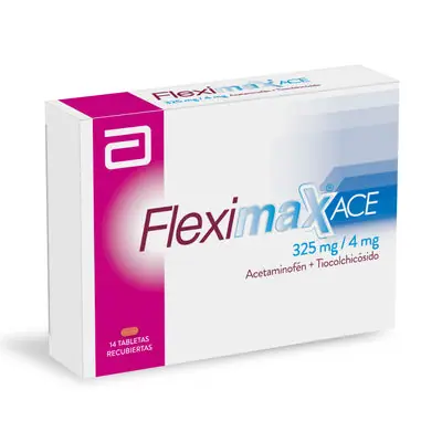 Fleximax Ace tabletas 325/4 mg, caja x 14 unidades