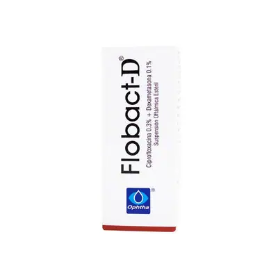 Flobact-D gotas oftálmicas frasco 5 ml
