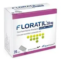 Floratil 250 mg, caja x 20 sobres