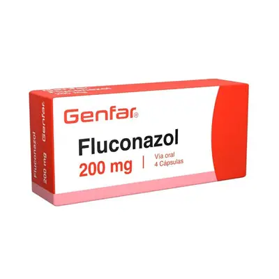 Fluconazol 200 mg caja x 4 cápsulas
