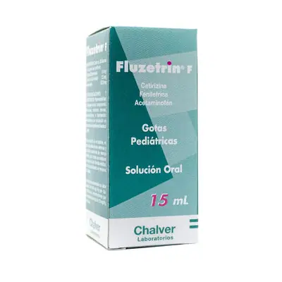 Fluzetrin F Pediátrico Gotas, caja x 15 ml