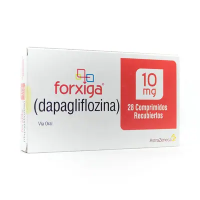 Forxiga 10 mg tabletas, caja con 28 tabletas