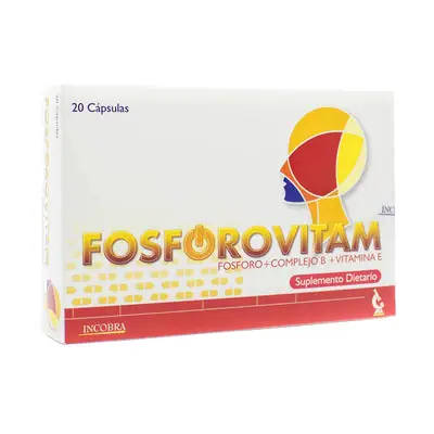 Fosforovitam cápsulas caja x 20 unidades