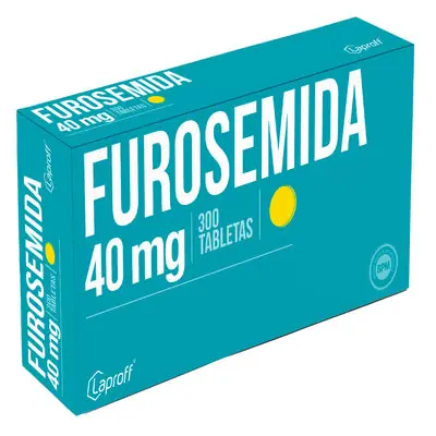 Furosemida 40 mg, caja x 300 tabletas
