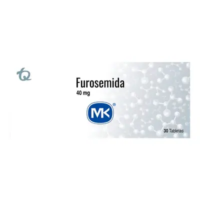 Furosemida Mk tabletas 40 mg caja x 30 unidades