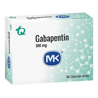 Gabapentin Mk cápsulas 300 mg caja x 30 unidades