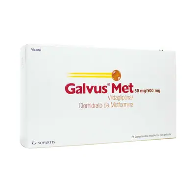 Galvus Met Comprimidos 50/500 mg caja x 28 unidades