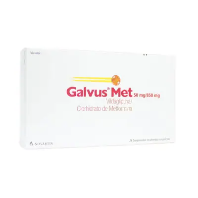 Galvus Met Comprimidos 50/850 mg caja x 28 unidades