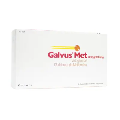 Galvus Met Comprimidos 50/850 mg caja x 56 unidades