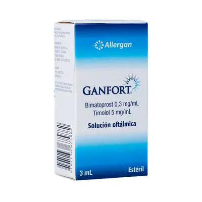 Ganfort solución oftálmica en gotas, frasco de 3 ml