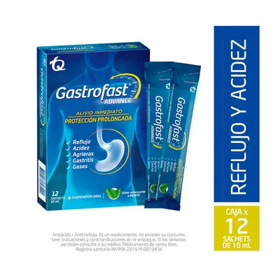 Gastrofast Advance sobres 10 ml caja x 12 unidades