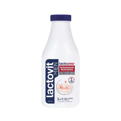 Gel de baño Lactovit Men Lactourea frasco 500 ml