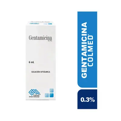 Gentamicina Colmed gotas 0.3 % caja 6 ml