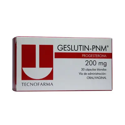 Geslutin 200 mg cápsulas blandas, caja x 30 unidades