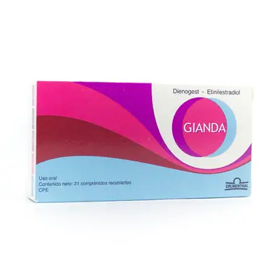 Gianda comprimidos, caja x 21 unidades