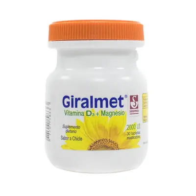 Giralmet tabletas 2000 UI caja x 30 unidades