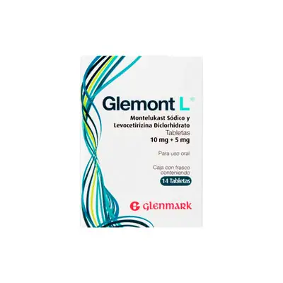 Glemont L tabletas 10 mg/5 mg, caja x 14 unidades