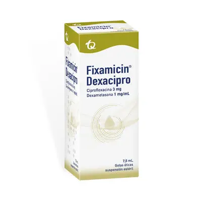 Gotas Fixamicin Dexacipro caja 7,5 ml
