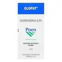 Gotas oftálmicas Olopat 0,2 % frasco x 5 ml