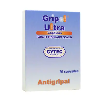 Gripol Ultra cápsulas caja x 10 unidades