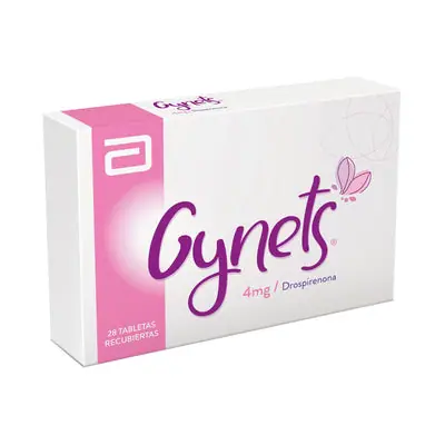 Gynets tabletas 4 mg, caja x 28 unidades