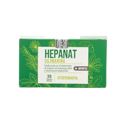 Hepanat (silimarina) Funat, cápsulas, caja x 30 unidades