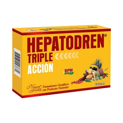 Hepatodren cápsulas Natural Freshly Infabo caja x 60 unidades