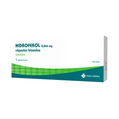 Hidroferol 0.266 mg cápsulas blandas x 1 unidad